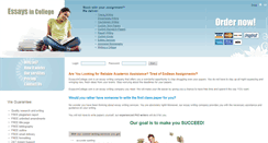 Desktop Screenshot of essaysincollege.com